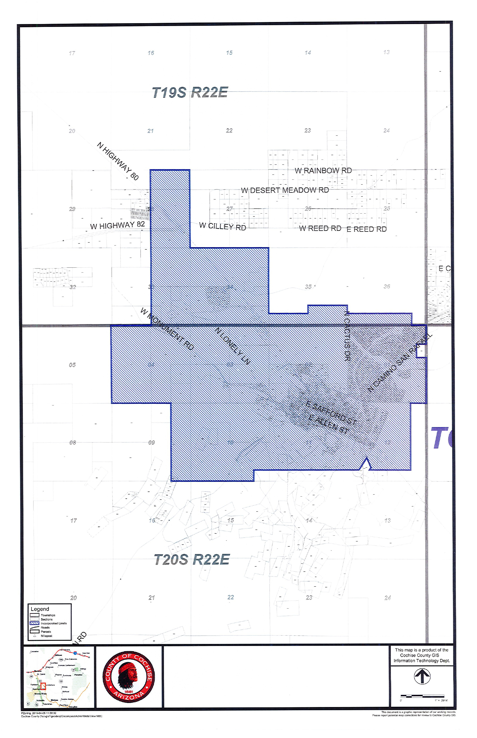 Map Of Tombstone 